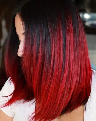 nice Страстные красные волосы (50 фото) — Актуальные методики окрашивания и  оттенки 2017 года | Red ombre hair, Pulp riot hair color, Shades of red hair