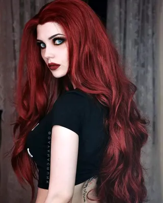 Красный цвет волос — цена окрашивания и фото — Салон красоты Wella Элиза