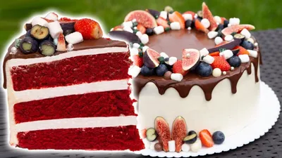 Торт Красный бархат оригинальный рецепт с фото - 1000.menu