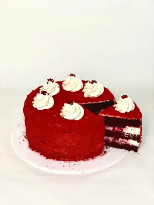 Торт \"Красный бархат\" – кулинарный рецепт