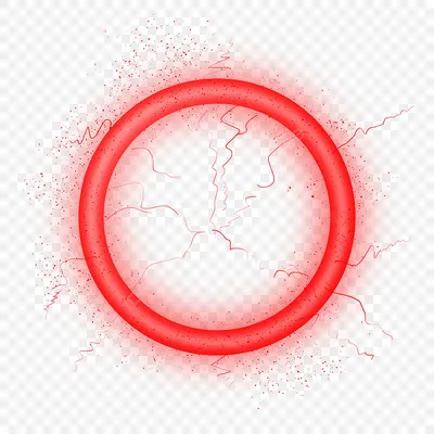 Красный круг для слабовидящих 15 см