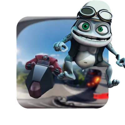 So, sadly, I had never heard of Crazy Frog until I watched Jakey's  speedrunning video, and now I can't stop listening to Axel F, please send  help, dog bless... : r/NakeyJakey