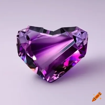 Кристалл большой (XL) Фиолетовый 8см