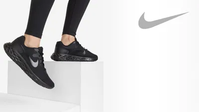 Женские черные кожаные кроссовки найк,nike - 1349 грн, купить на ИЗИ  (24391960)