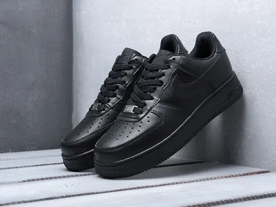 Купить кроссовки Nike Air Force 1 Low черные женские 3020-01 в  интернет-магазине Holins: размеры 36 – 40, доставка по России, цена 4 990  руб.