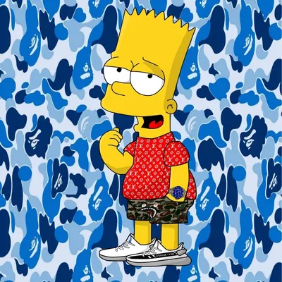 Картинки Барт Симпсон (130 фото) 🔥 Прикольные картинки и юмор