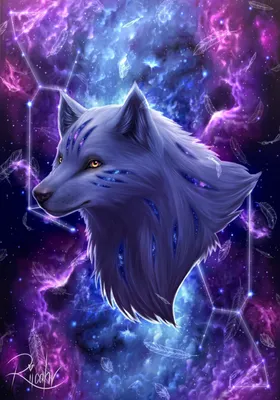 Фиолетовый волк - 84 фото