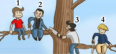 Выберите, кто глупее всех на дереве - ответ раскроет некоторые черты вашей  личности | Простые люди | Дзен