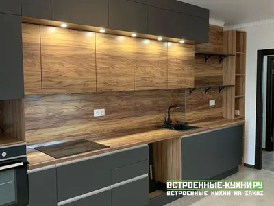 Портфолио - Кухня «Модерн» с антресолями (проект-05) , готовые кухни в  Тюмени