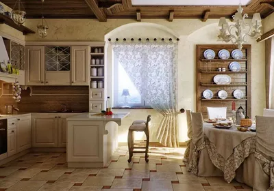 Кухни в стиле кантри и прованс (25 фото) — примеры живых интерьеров
