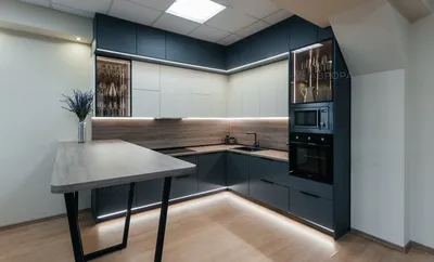 Кухня №36 угловая в стиле минимализм | фото и цены