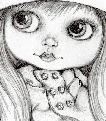 Pin by חן סמדר גדג' on עיניים | Big eyes art, Doll face paint, Drawings  pinterest