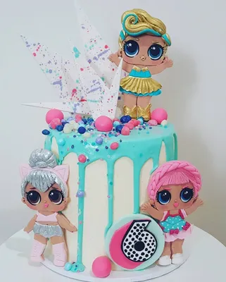 Торт с Куклы Лол заказать в Ташкенте