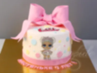 №554 торт кукла лол