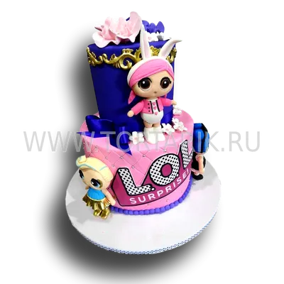 Съедобные картини на вафельной бумаге топперы для торта \"Кукла Лол\" №024 на  торт, маффин, капкейк или пряник | \"CakePrint\"™ - Украина