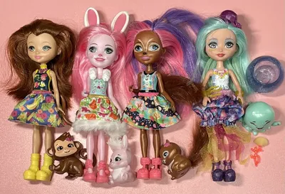 Кукла Enchantimals Mattel - Снежный день с друзьями - Набор из 5 кукол с  животными GXB20 купить в Москве | Доставка по России.