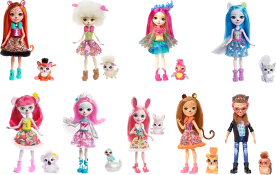 Enchantimals Dolls Figures Lot of 8 6\" Tall Mattel | eBay