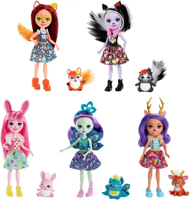 Большие куклы Enchantimals Mattel FRH51 купить в по цене 2 636 руб., фото,  отзывы