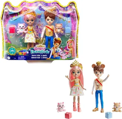Набор Enchantimals Королевские друзья куклы с питомцами GYN58 купить по  цене 22190 ₸ в интернет-магазине Детский мир