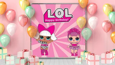 Купить Баннер для фотосессии Куклы LOL - 10 в интернет-магазине Святков по  доступной цене