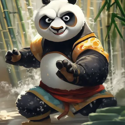 Картинки на тему #кунгфу_панда - в Шедевруме
