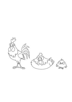 Курица на белом фоне для детей - картинки и фото poknok.art