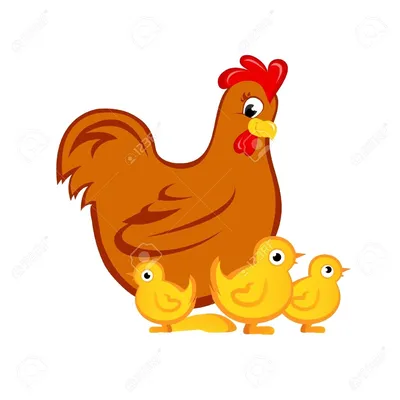 🐔 Как нарисовать курицу с цыплятами - YouTube