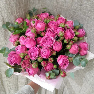 Кустовые розы (шар) от 51 шт. за 15 790 руб. | Бесплатная доставка цветов  по Москве
