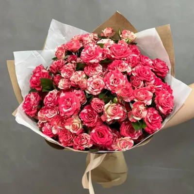 Букет из кустовых роз и альстромерий купить недорого в Екатеринбурге |  Flowers Valley