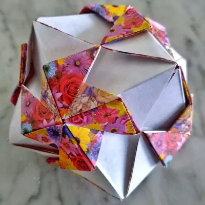 Origami ELECTRA KUSUDAMA by David Mitchell | How to make a kusudama -  YouTube