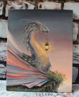 Дракон, картина маслом, арт, Украина, картина дракон, красивый дракон |  Картины маслом, Картины, Абстрактное