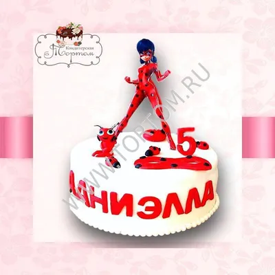 Торт для девочки Леди Баг на заказ в СПб | Шоколадная крошка