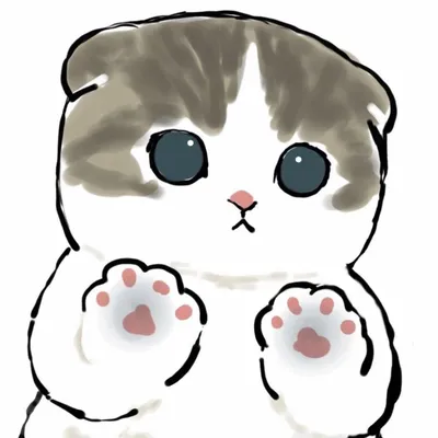 Легкие срисовки котики - Рисование , Животные, для детей от 7 лет |  HandCraftGuide
