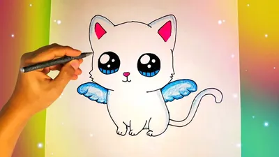 Картинки для срисовки котята милые