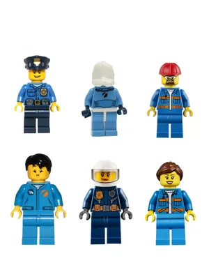 LEGO Набор Лего человечки фигурки профессии City