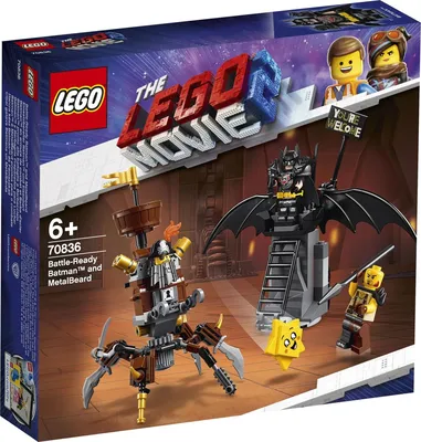 Конструктор LEGO Movie 2 70836 Боевой Бэтмен и Железная борода - купить с  доставкой по выгодным ценам в интернет-магазине OZON (191485530)