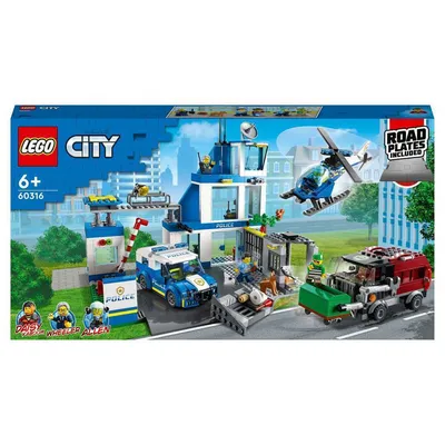 Конструктор LEGO City Police Полицейский участок 60316 купить по цене 52690  ₸ в интернет-магазине Детский мир