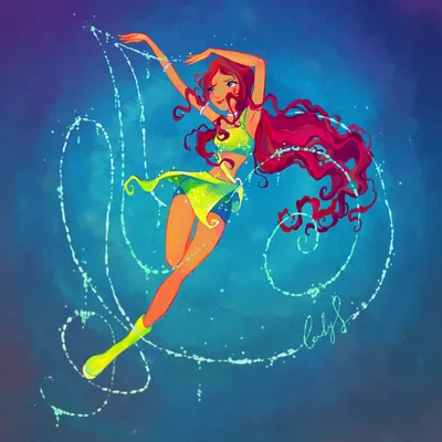 Winx Club Layla Enchantix - online puzzle