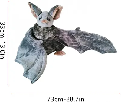 Кукла летучая мышь, плюшевое животное, милая маленькая Красивая Летучая мышь  с милыми крыльями, игрушки на Хэллоуин, подарок для детей, девушки, мягкая  | AliExpress