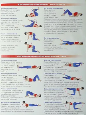 Лфк для позвоночника в картинках