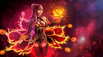 Lina (DOTA 2) by AyyaSap on deviantART | Dota 2, Cute anime character,  Anime girl