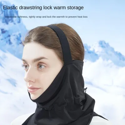 Купить Теплый шарф для лица Защитный шарф для лица Унисекс Лыжная маска Зима  | Joom