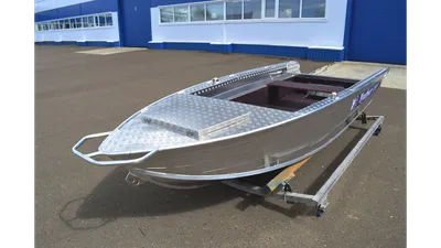Плоскодонная лодка-болотоход MudRunner 560 купить в Украине, Киеве - цена  на алюминиевую лодку плоскодонку для мелководья, болот в Bpgcraft.com.ua