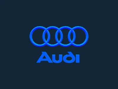 Audi Logo Emblem Free 3D Model in Parts of auto 3DExport