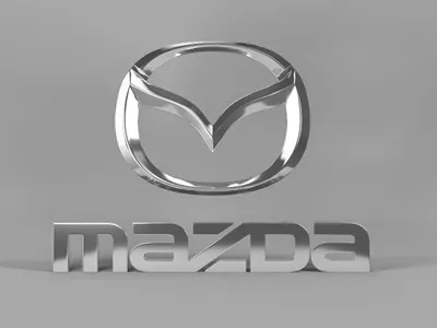 Retro Mazda Logo Decal | Spinnywhoosh Graphics
