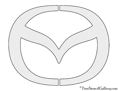 Тюнингованный логотип «Mazda»