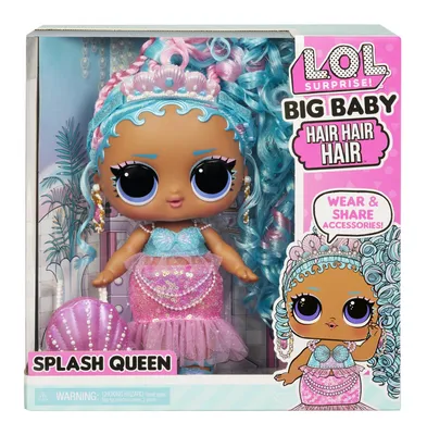Игрушка \"Большая кукла\" Стильные прически - Сплаш Квин L.O.L. Surprise Big  Baby Hair Hair Hair Doll - Splash Queen купить по цене 7 352.00 ₽ -  Dmtoys.ru