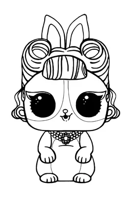 LOL Decoder Pet Bunny coloring page - Download, Print or Color Online for  Free