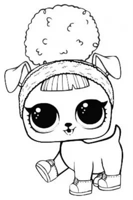 LOL Pets Colouring Pictures Hoops DOGG | Unicorn coloring pages, Coloring  pictures, Lol dolls