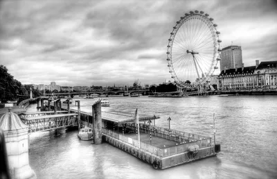 Фотокартина Лондон черно-белый арт. 1-1